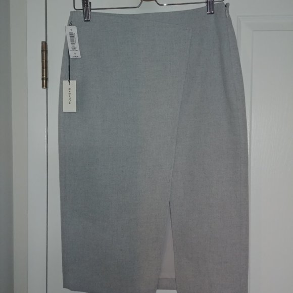 Aritzia Babaton Forrest Skirt Heather Comet Size 8